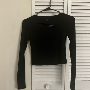 New black, long sleeve shirt